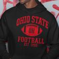 Vintage State Of Ohio Columbus Varsity Style Football Gift Hoodie Unique Gifts