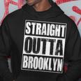 Vintage Straight Outta Brooklyn New York Gift Brooklyn Funny Gifts Hoodie Unique Gifts