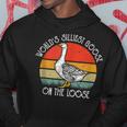Vintage Worlds Silliest Goose On The Loose Funny Hoodie Unique Gifts