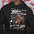 Walk Away Im A Grumpy Old Man I Was Born In July Gift For Mens Hoodie Unique Gifts