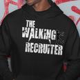 Walking Recruiter Funny Joke Hire Recruit Scary Zombie Hoodie Unique Gifts