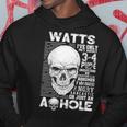 Watts Name Gift Watts Ively Met About 3 Or 4 People Hoodie Funny Gifts