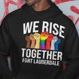 We Rise Together Fort Lauderdale Lgbtq Florida Pride Hoodie Unique Gifts