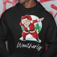 Weatherly Name Gift Santa Weatherly Hoodie Funny Gifts