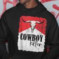 Western Southern Bull Skull Cowboy Killer Cowgirl Rodeo Rodeo Funny Gifts Hoodie Unique Gifts