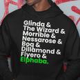 Wicked Characters Musical Theatre Musicals Hoodie Unique Gifts