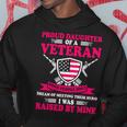 Womens Proud Daughter Of A Veteran Father Cute Veterans Daughter 386 Hoodie Unique Gifts