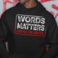 Writers Guild Of America Strike Words Matters Fair Pay Wga Hoodie Unique Gifts