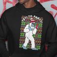 Yeti To The Party Ugly Christmas Sweater Graphic Hoodie Unique Gifts