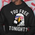 You Free Tonight Funny Fourth Of July Patriotic Bald Eagle Hoodie Unique Gifts