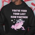 Youve Yeed Your Last Haw Partner Funny Frog Cowboy Hoodie Unique Gifts