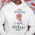 Abenaki Native American Indian Woman Never Underestimate Native American Funny Gifts Hoodie Unique Gifts