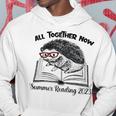 All Together Now Summer Reading 2023 Hedgehog Book Lover Hoodie Unique Gifts