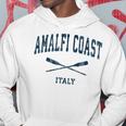 Amalfi Coast Italy Vintage Nautical Paddles Sports Oars Hoodie Unique Gifts