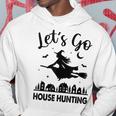 Beautiful Real Estate Witch Halloween Lets Go House Hunting Hoodie Personalized Gifts