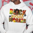 Black Social Worker Junenth Freedom Day Black Woman Hoodie Funny Gifts