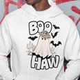 Boo Haw Retro Vintage Cowboy Ghost Ghost Funny Gifts Hoodie Unique Gifts