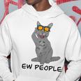 Cat Funny Ew People Meow Funny Cat Hoodie Unique Gifts