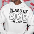 Class Of 2036 Est 2023 Grow With Me Handprints K To 12 Kids Hoodie Funny Gifts