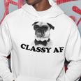 Classy Af Funny Sunglasses Bowtie Pug Graphic Gifts For Pug Lovers Funny Gifts Hoodie Unique Gifts