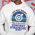 Content Strategist Marketing Job Title Quote Graphic Hoodie Unique Gifts