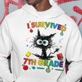 Funny Last Day Of Seventh 7Th Grade I Survived 7Th Grade Hoodie Unique Gifts