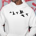Goose Geese Formation Flock Of Birds Bird Swarm Freedom Hoodie Unique Gifts
