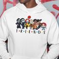 Horror Characters Friends Colors Halloween Hoodie Funny Gifts