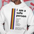 I Am A Safe Person Ally Lgbt Proud Gay Lesbian Lgbt Month Hoodie Unique Gifts