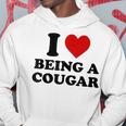 I Love Being A Cougar I Heart Being A Cougar Hoodie Unique Gifts