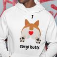 I Love Corgi Butts Hoodie Unique Gifts