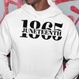 Junenth 1865 Celebrate Junenth Black History Freedom Hoodie Unique Gifts