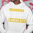 Kc Grandpa Touchdown Football Kansas City Gift For Dads Day Hoodie Unique Gifts