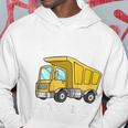 Kids Birthday Boy 4 Four Construction Truck 4Th Birthday Toddler Hoodie Unique Gifts