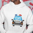 Kids Police Officer This Boy Loves Police Cars Toddler Hoodie Funny Gifts