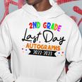 Last Day Of School 2023 Autograph 2Nd Grade Graduation Party Hoodie Unique Gifts