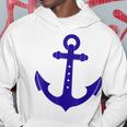 Nautical Anchor Cute Design For Sailors Boaters & Yachting Hoodie Unique Gifts