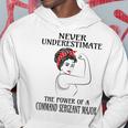 Never Underestimate Command Sergeant Major Hoodie Unique Gifts