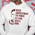 Never Underestimate The Power Of A Girl With A Book Rbg Gift For Mens Hoodie Unique Gifts