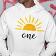 One Birthday First Trip Around The Sun 1St Birthday Hoodie Unique Gifts