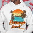 Orange Beach Alabama Summer Vacation Sunset Palm Trees Orange Funny Gifts Hoodie Unique Gifts