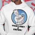 Pour Larry A Crown Home Run Baseball Fan Sports Lover Hoodie Funny Gifts