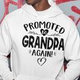 Promoted To Grandpa Again Baby Announcement Gift Gift For Mens Hoodie Unique Gifts
