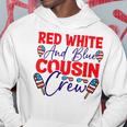 Red White And Blue Cousin Crew Cousin Crew Funny Gifts Hoodie Unique Gifts