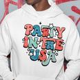Retro Party In The Usa 4Th Of July America Fourth Of July Usa Funny Gifts Hoodie Unique Gifts