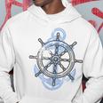 Rudder Anchor Sring Wheel Sailing Boat North Maritime Hoodie Unique Gifts