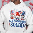 Shenanigans Squad 4Th Of July Gnomes Usa Gnomies American Hoodie Unique Gifts