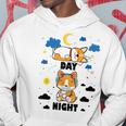 Sleep All Day Play Games All Night Dog Night Corgi Pc Gamer Hoodie Unique Gifts