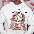 Spooky Dentist Ghost Halloween Dental Trick Or Th Hoodie Unique Gifts