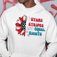 Stars Stripes And Equal Rights Equal Rights Funny Gifts Hoodie Unique Gifts